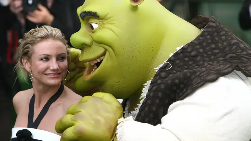 Cameron Diaz not retiring from acting in "Shrek 5" and other films.