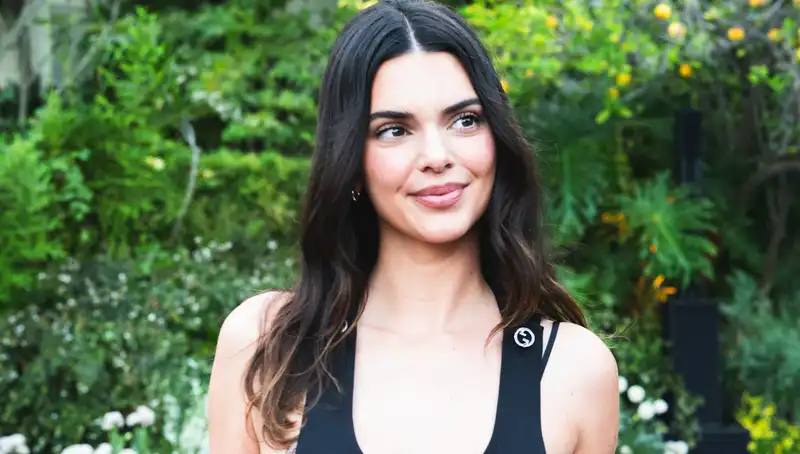 Kendall Jenner Deconstructs Little Black Dress at Star-Studded Gucci Party