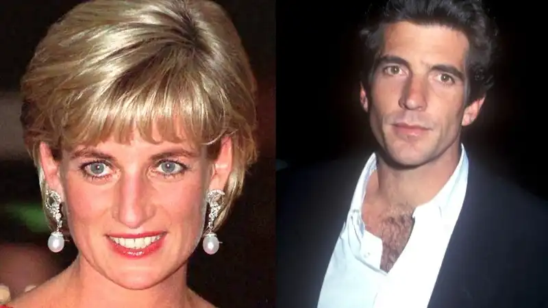 Princess Diana agreed to meet with John F. Kennedy Jr. because her sister-in-law Sarah Ferguson “had the hots for him” and Diana “wanted to give her a shot.