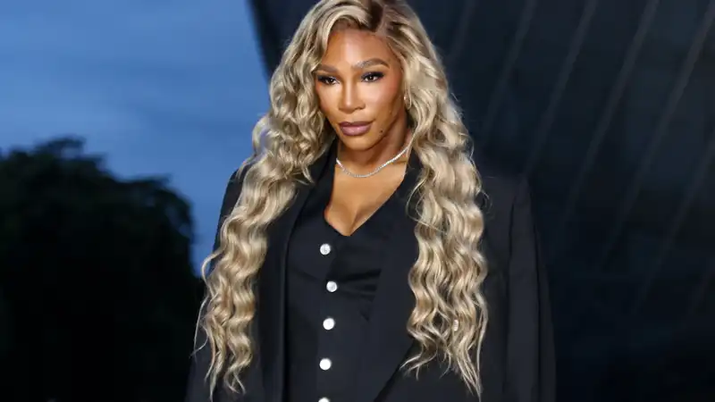 Serena Williams Transitions from Tennis Fashion Star to Full-Time Style Leader in Louis Vuitton Suit