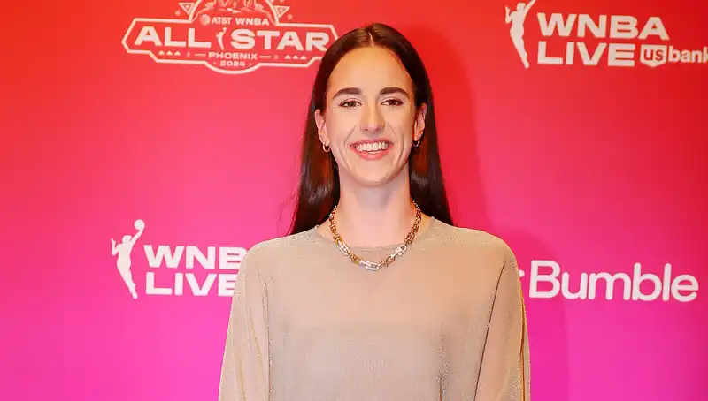 Caitlin Clark Wears Sheer Neutrals and $174,000 in Tiffany Jewelry to the WNBA All-Star Game