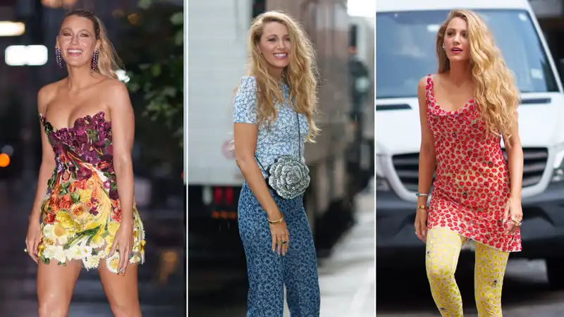 Blake Lively Becomes a Garden Goddess in Three Floral Looks