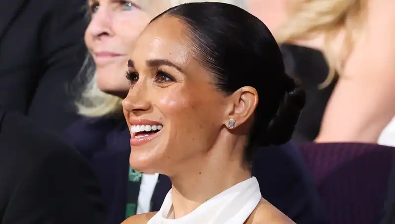 Meghan Markle embodies quiet luxury in a Ralph Lauren linen set and $13,400 Cartier necklace