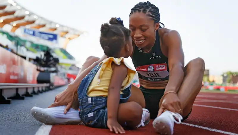 Allison Felix Creates First Ever Olympic Village Nursery for Parents