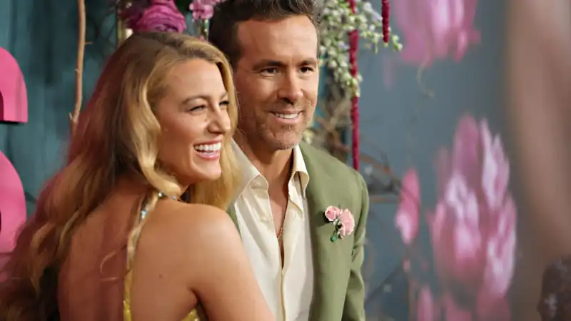 Blake Lively casually grabs Ryan Reynolds' butt at the "It Ends With Us" premiere.