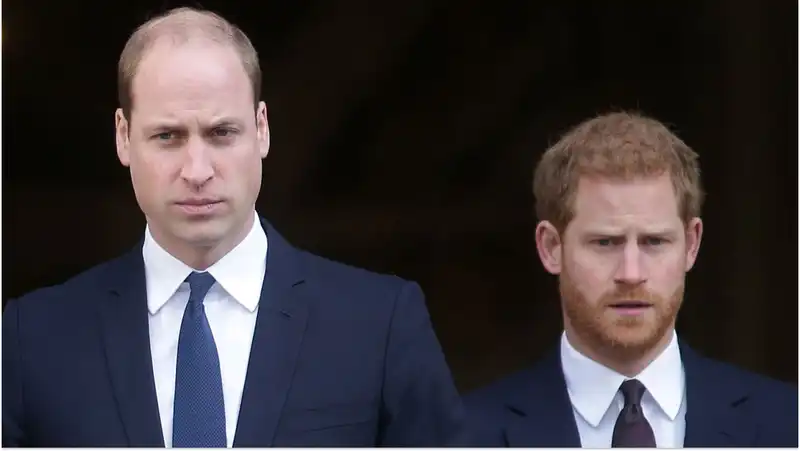 Prince William "nauseated" by Prince Harry's constant talk about Princess Diana in the press.