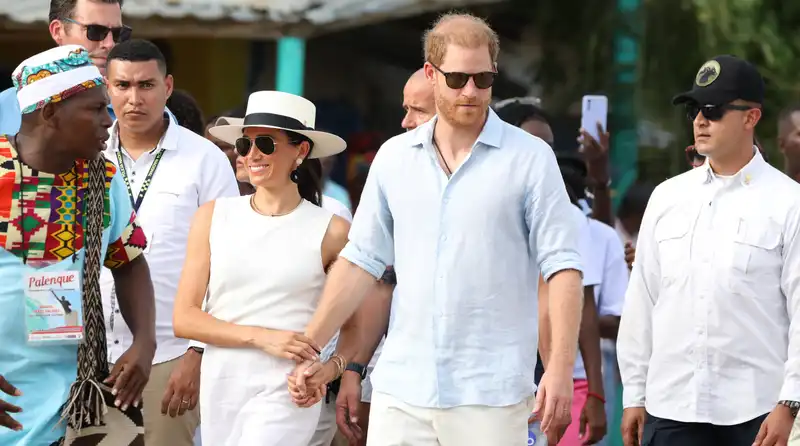 Meghan Markle embodies the carefree elegance of summer in an all-white outfit