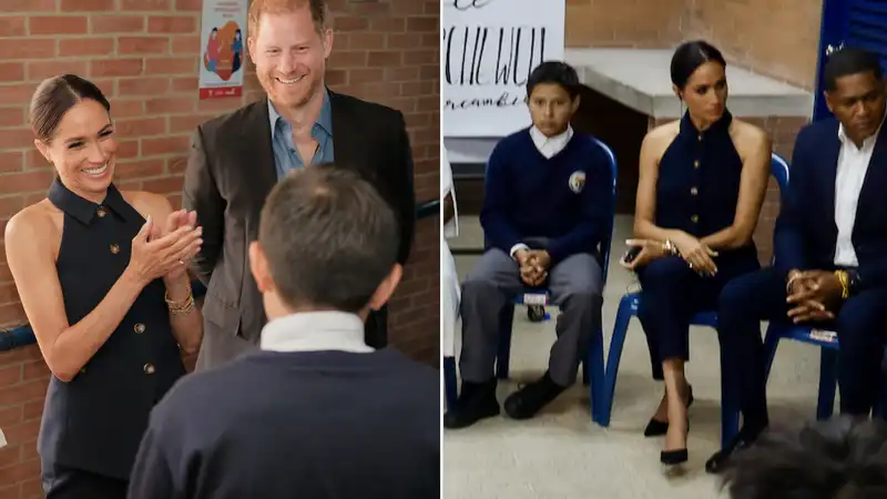 Meghan Markle and Prince Harry Meet “Smart and Savvy” Students on Royal Tour of Colombia