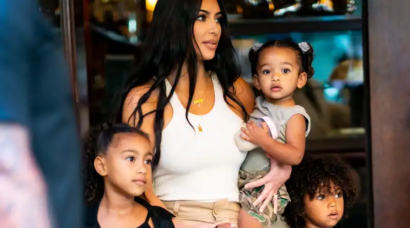 Kim Kardashian says her kids try to set her up on dates