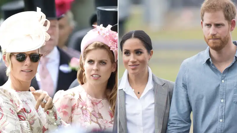 The rift between Prince Harry and Meghan Markle may be mended by cousins Princess Beatrice and Zara Tindall.