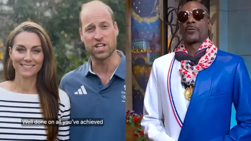 Prince William and Princess Kate Appoint Snoop Dogg to Congratulate Team GB's Olympic Athletes