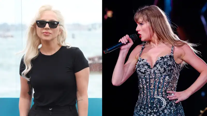 Lady Gaga Tears Up “On the Internet” at Taylor Swift's Success