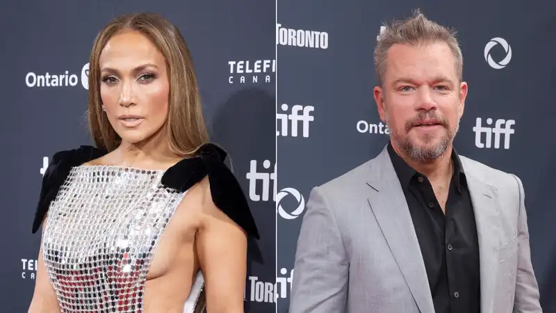 Jennifer Lopez and Matt Damon were spotted holding hands at the “Unstoppable” premiere in Toronto.