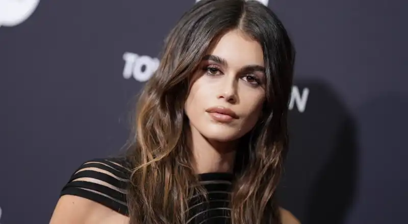 Kaia Gerber's $4,500 Little Black Dress is an Artistic Take on a Naked Dress