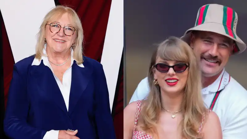 Donna Kells, “tight-lipped,” says her son Travis and girlfriend Taylor Swift won't tell her what they're dressing up as for Halloween.