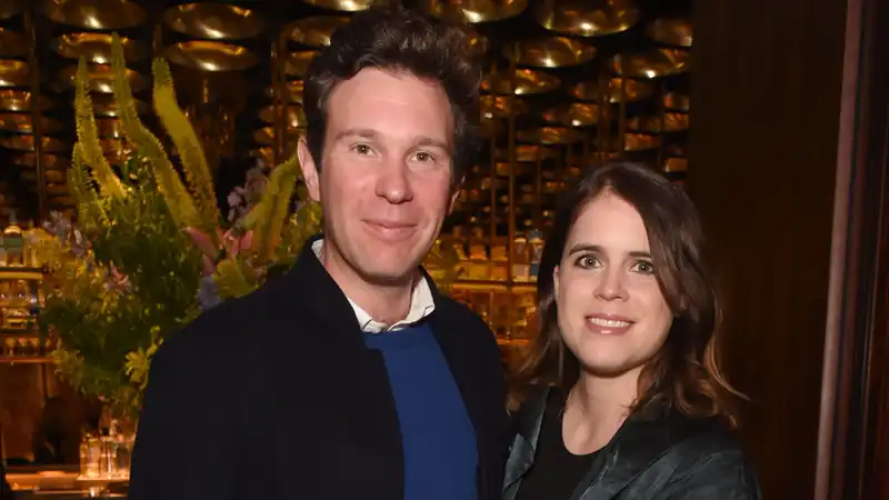 Princess Eugenie wears quiet, luxurious neutrals for fall date night