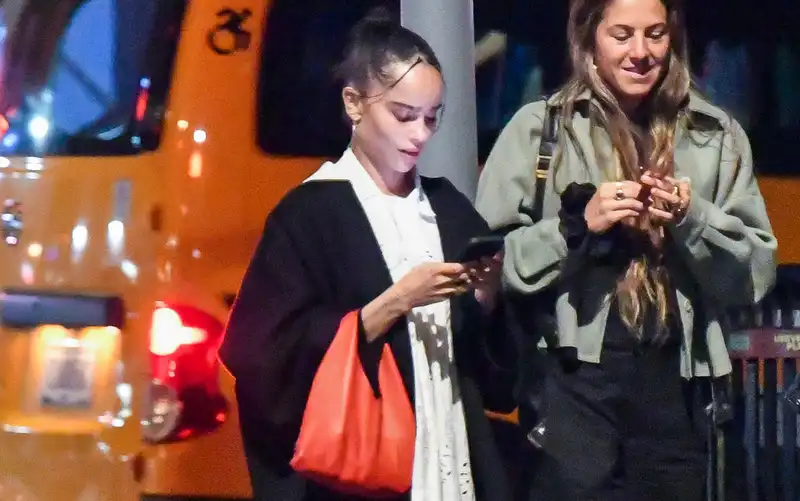 Zoe Kravitz slips into the fall trend, Mary Jane, with a designer loved by insiders.