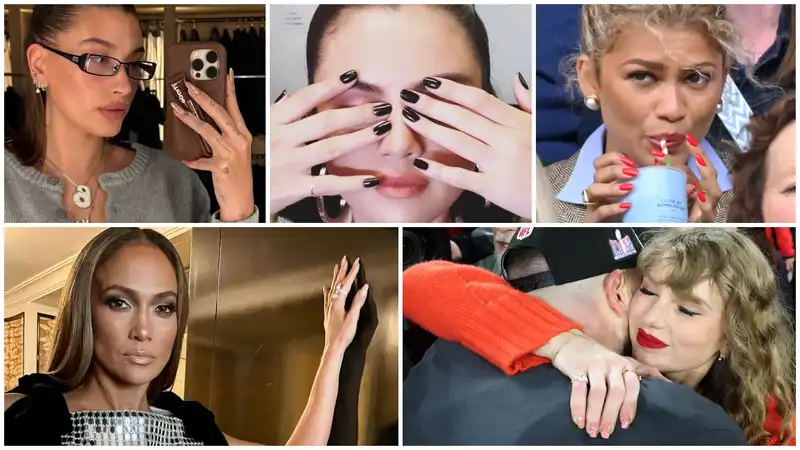 20 favorite celebrity nail polish colors to inspire your next fall manicure