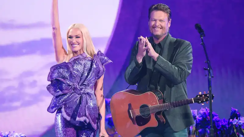 Gwen Stefani says she did not know that her husband Blake Shelton "existed" before meeting him in the "voice