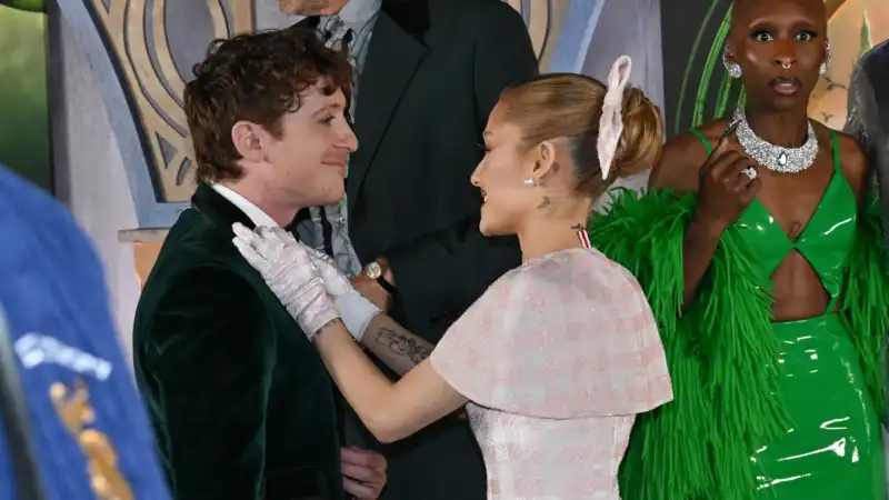 Ariana Grande and Ethan Slater Steal Hearts in Adorable Moments at 'Evil' Premiere