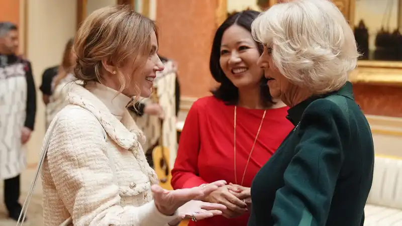 Why did Queen Camilla Meet the Spice Girl at Buckingham Palace