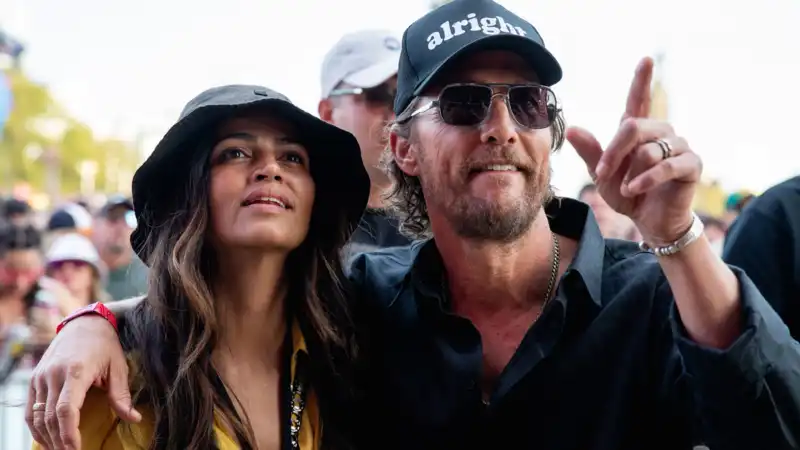 Matthew McConaughey reveals the 'pact' he made to stop being a 'romcom man' with his wife Camilla