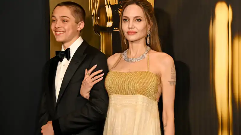 Angelina Jolie's son Knox joins her on the red carpet for the first time in 3 years