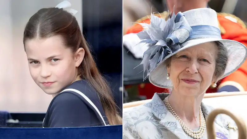 Princess Charlotte reportedly receives a “royal crash course” from Princess Anne and may inherit the throne.