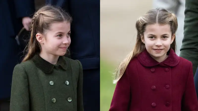 Princess Charlotte, her Christmas hairdo is so adorable.